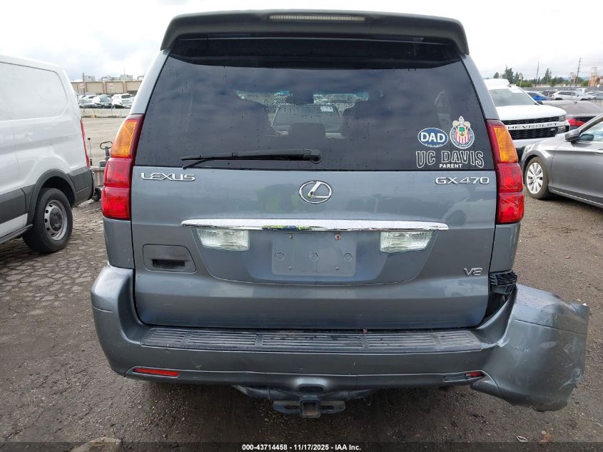 2003 Lexus Gx 470 VIN: JTJBT20X930017101 Lot: 43714458