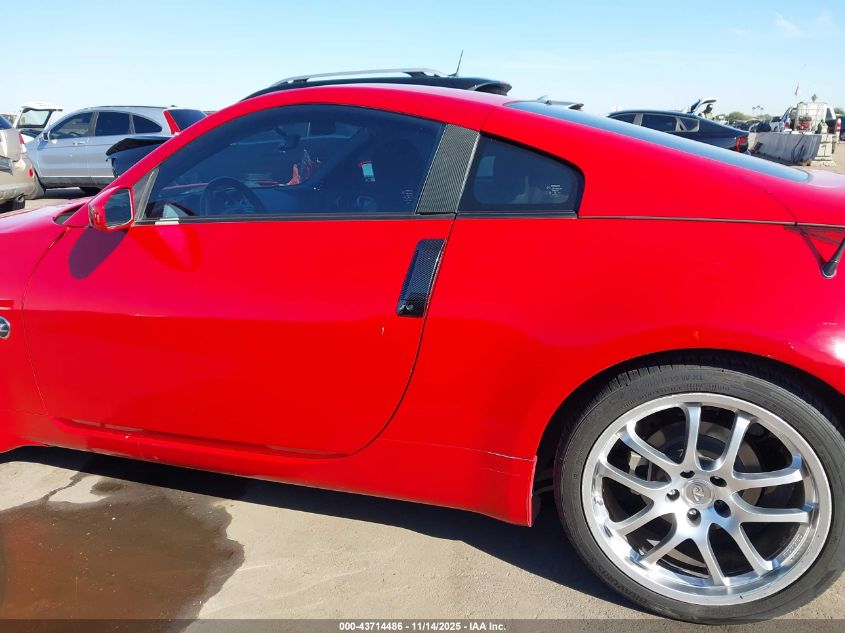 2003 Nissan 350Z VIN: JN1AZ34D03T108696 Lot: 43714486