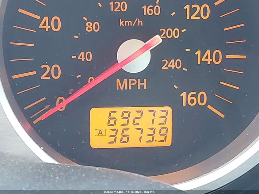 2003 Nissan 350Z VIN: JN1AZ34D03T108696 Lot: 43714486