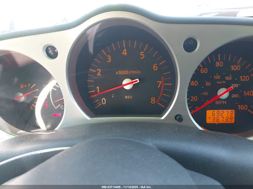 2003 Nissan 350Z VIN: JN1AZ34D03T108696 Lot: 43714486