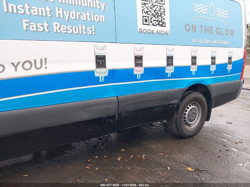 2020 Mercedes-Benz Sprinter 2500 High Roof V6 VIN: W1Z4EGHY0LT020555 Lot: 43714520