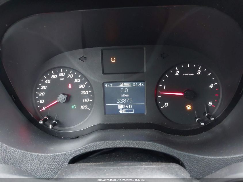 2020 Mercedes-Benz Sprinter 2500 High Roof V6 VIN: W1Z4EGHY0LT020555 Lot: 43714520