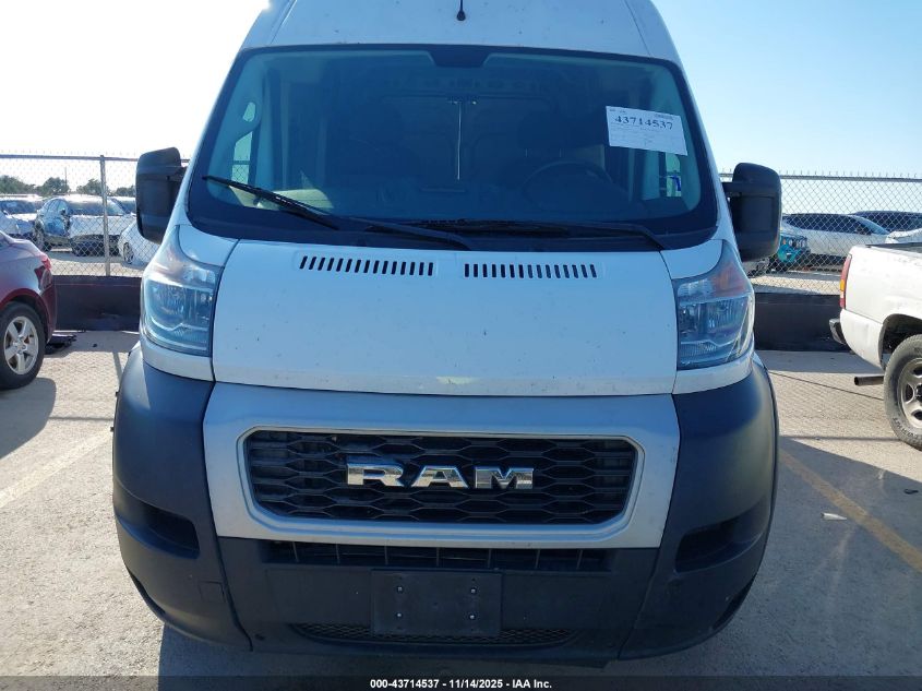2019 Ram Promaster 2500 High Roof 136 Wb VIN: 3C6TRVCG2KE539486 Lot: 43714537