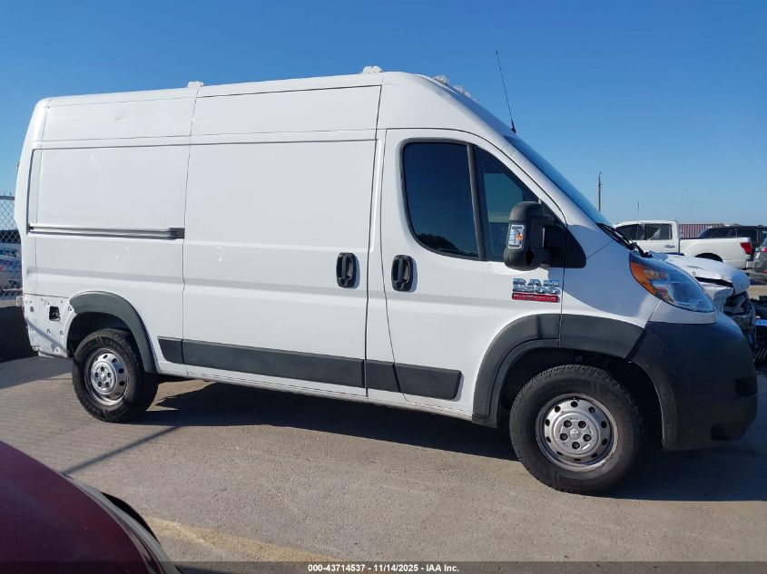 2019 Ram Promaster 2500 High Roof 136 Wb VIN: 3C6TRVCG2KE539486 Lot: 43714537