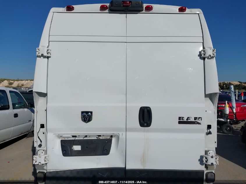 2019 Ram Promaster 2500 High Roof 136 Wb VIN: 3C6TRVCG2KE539486 Lot: 43714537