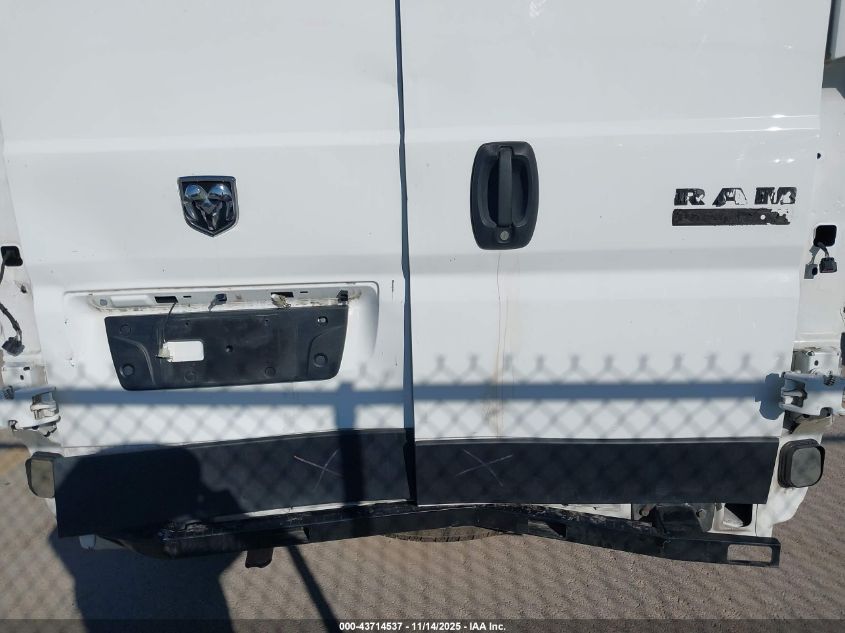 2019 Ram Promaster 2500 High Roof 136 Wb VIN: 3C6TRVCG2KE539486 Lot: 43714537