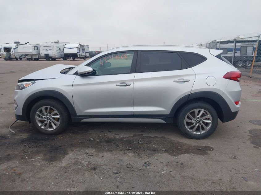 2017 Hyundai Tucson Se Plus VIN: KM8J3CA43HU466830 Lot: 43714568