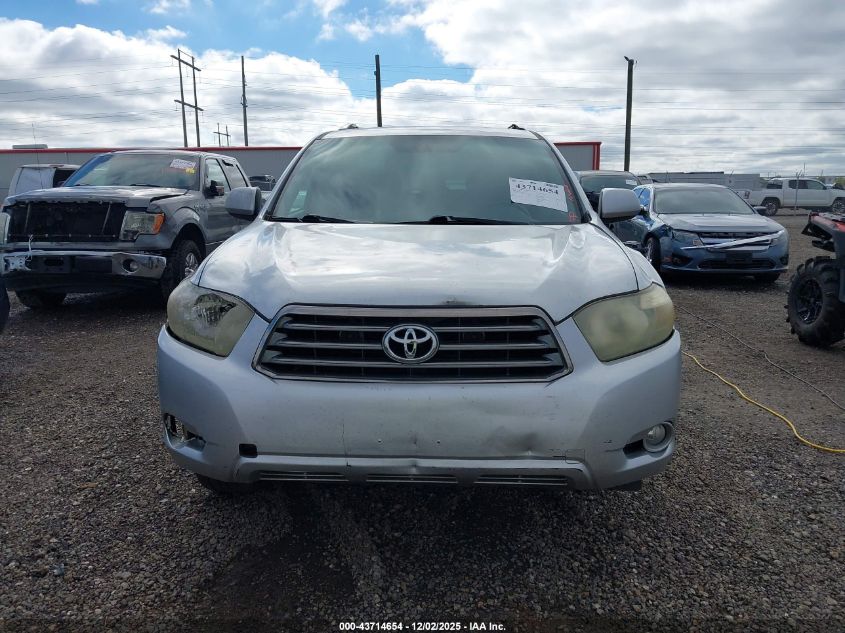 2008 Toyota Highlander Sport VIN: JTEDS43A182016601 Lot: 43714654