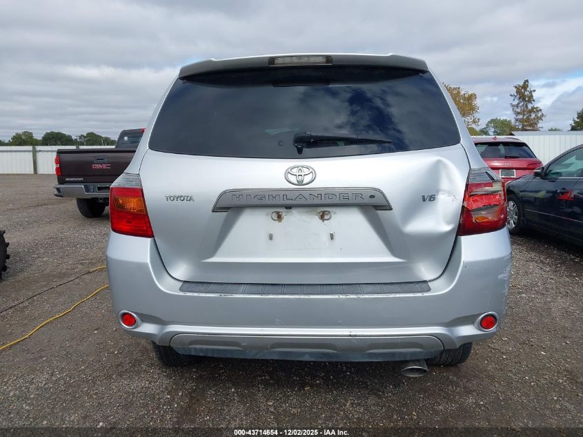 2008 Toyota Highlander Sport VIN: JTEDS43A182016601 Lot: 43714654