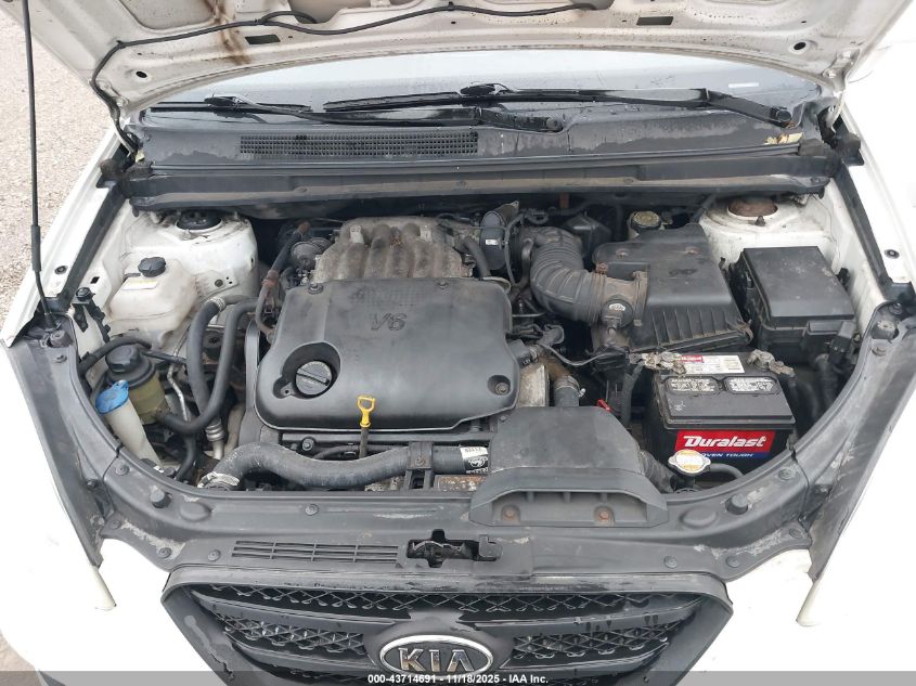 2008 Kia Rondo Lx V6 VIN: KNAFG526X87136544 Lot: 43714691