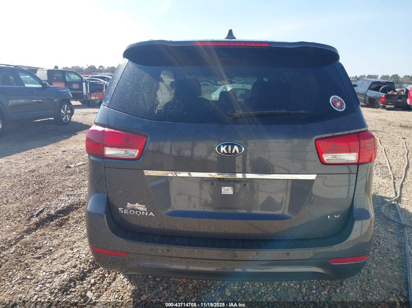 2017 Kia Sedona Lx VIN: KNDMB5C16H6281193 Lot: 43714705