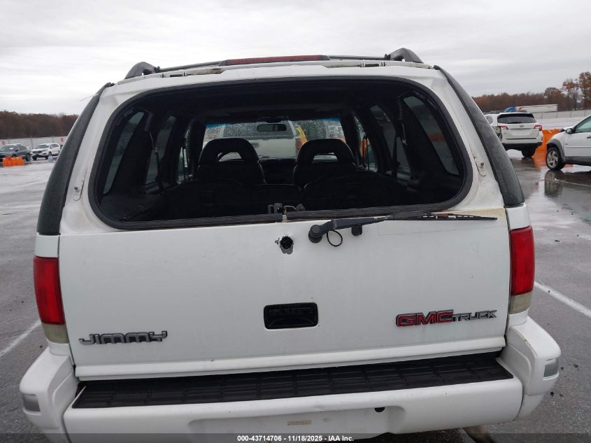 1997 GMC Jimmy Slt VIN: 1GKDT13W8V2570360 Lot: 43714706