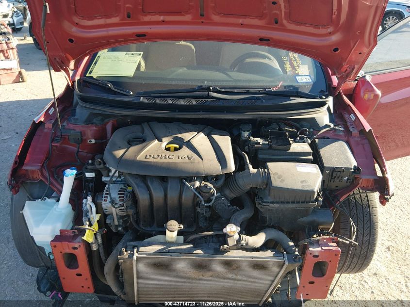 2013 Hyundai Elantra Gls/Limited VIN: KMHDH4AEXDU493045 Lot: 43714723