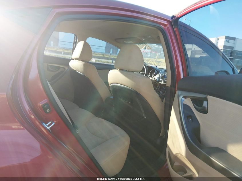 2013 Hyundai Elantra Gls/Limited VIN: KMHDH4AEXDU493045 Lot: 43714723