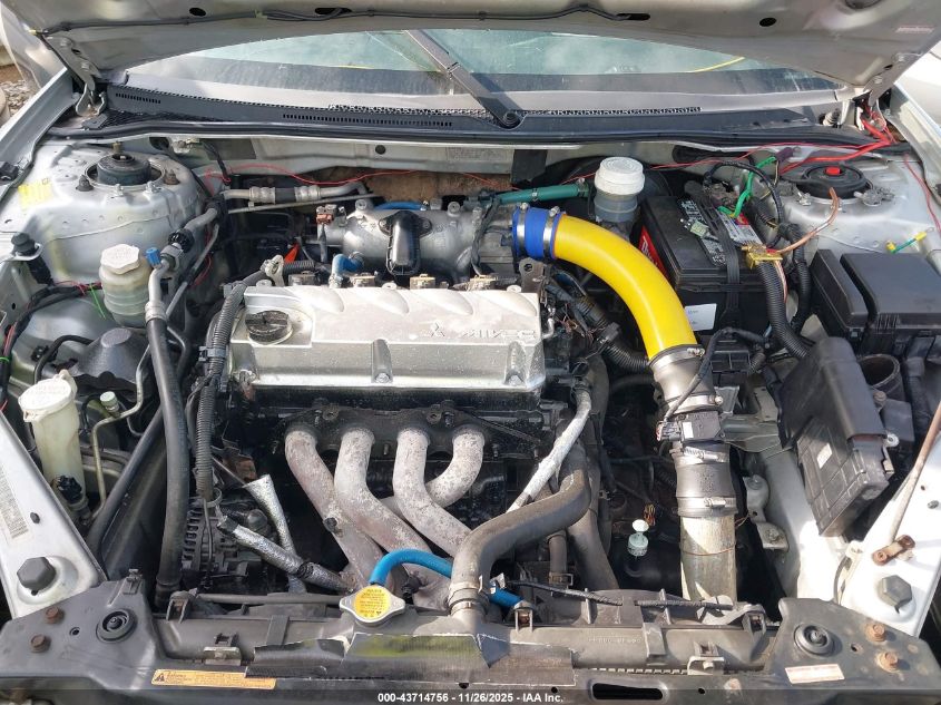 2007 Mitsubishi Eclipse Gs VIN: 4A3AK24F47E026040 Lot: 43714756