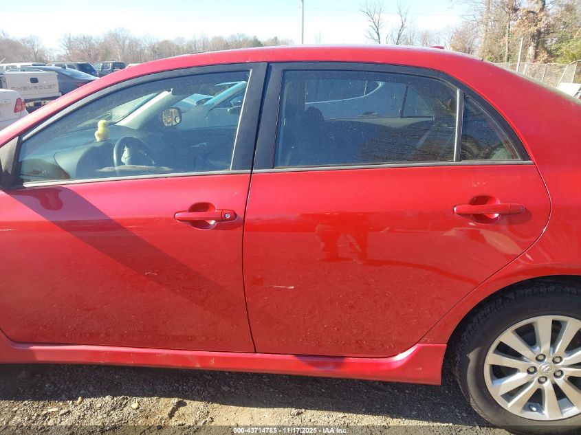 2009 Toyota Corolla S VIN: 2T1BU40E69C108240 Lot: 43714785