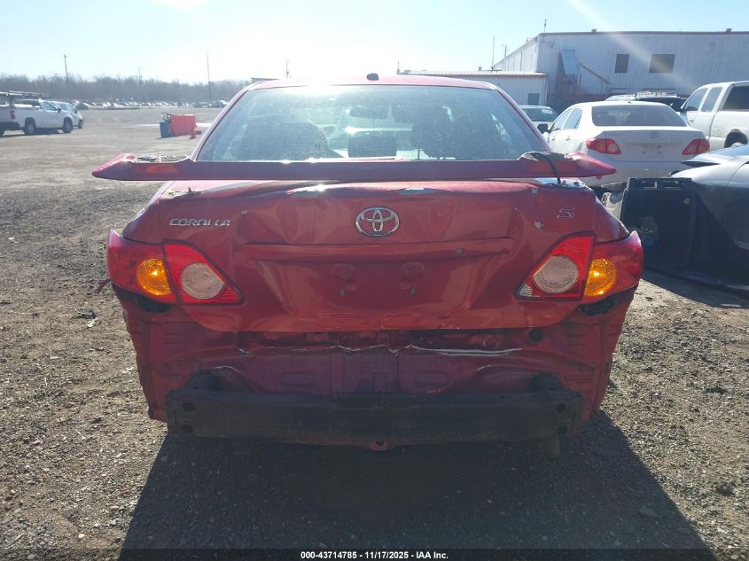 2009 Toyota Corolla S VIN: 2T1BU40E69C108240 Lot: 43714785