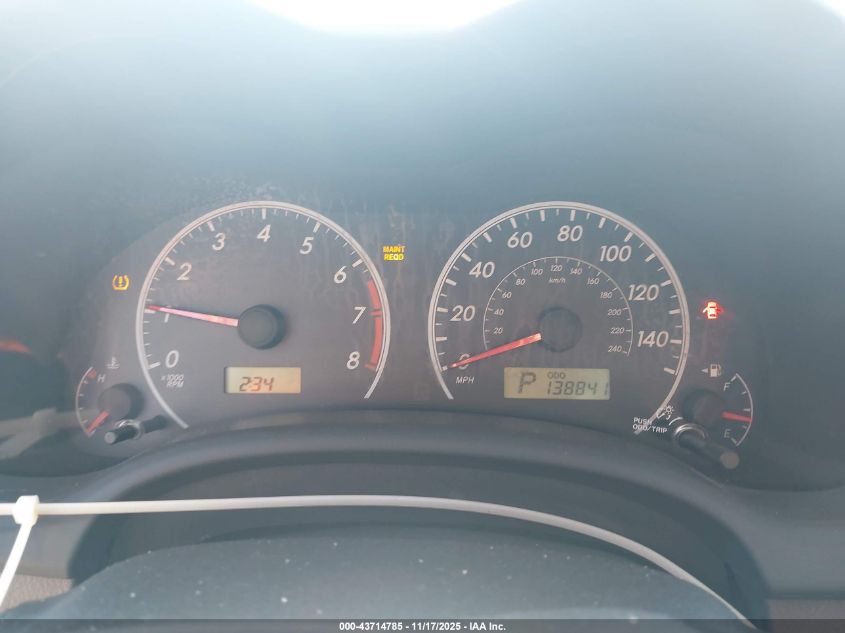 2009 Toyota Corolla S VIN: 2T1BU40E69C108240 Lot: 43714785