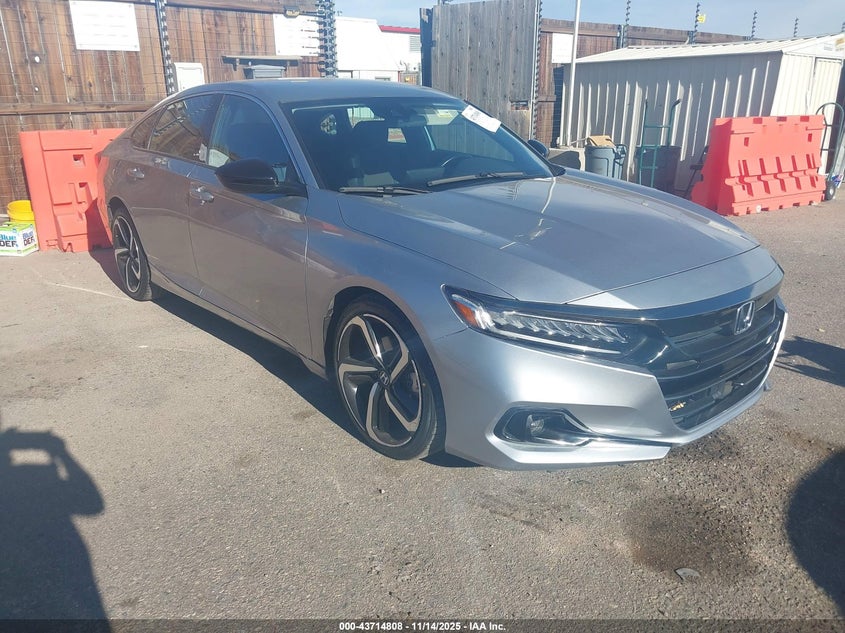 2022 HONDA ACCORD SPORT - 1HGCV1F30NA116775
