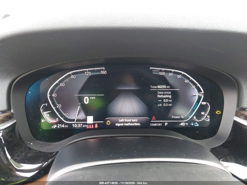 2020 BMW 530E Iperformance VIN: WBAJA9C08LCD37827 Lot: 43714930