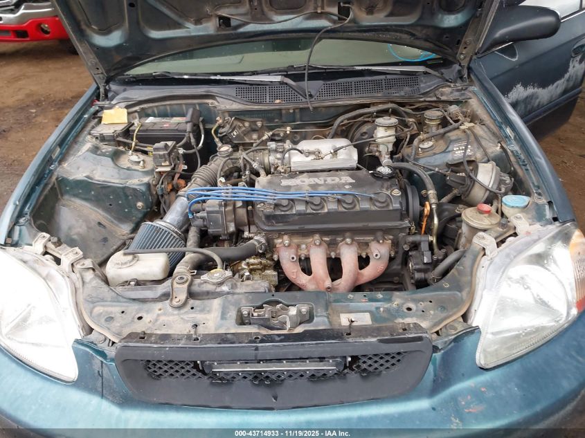 1998 Honda Civic Ex VIN: 2HGEJ8548WH591052 Lot: 43714933