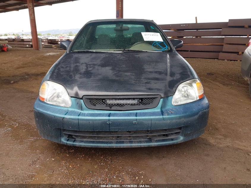 1998 Honda Civic Ex VIN: 2HGEJ8548WH591052 Lot: 43714933