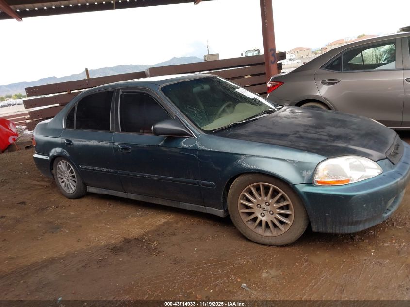 1998 Honda Civic Ex VIN: 2HGEJ8548WH591052 Lot: 43714933