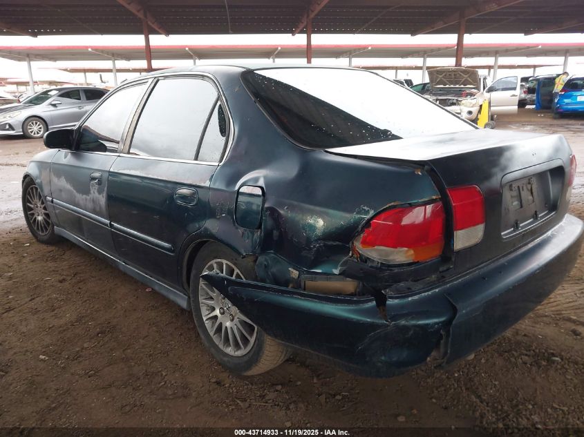 1998 Honda Civic Ex VIN: 2HGEJ8548WH591052 Lot: 43714933