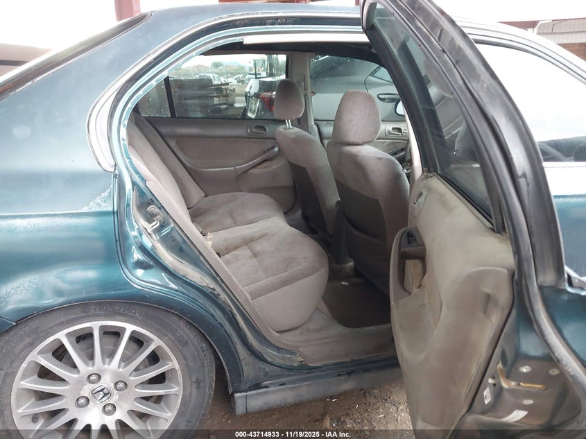 1998 Honda Civic Ex VIN: 2HGEJ8548WH591052 Lot: 43714933