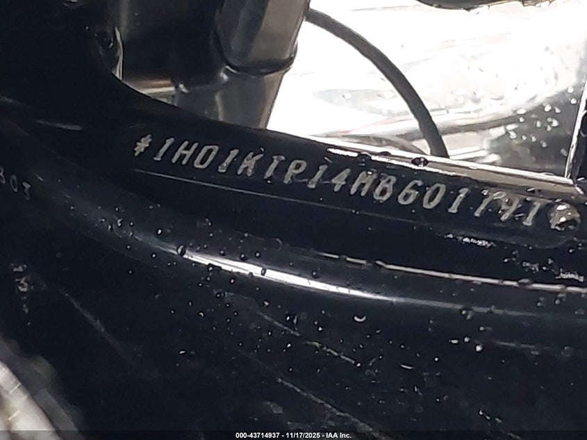 2021 Harley-Davidson Fltrxs VIN: 1HD1KTP14MB601791 Lot: 43714937