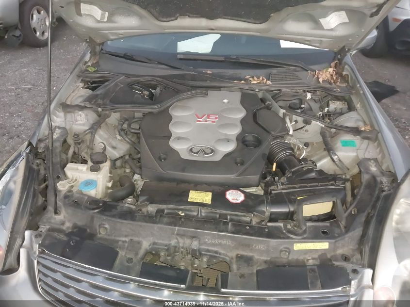 2005 Infiniti G35 VIN: JNKCV54E25M410508 Lot: 43714939