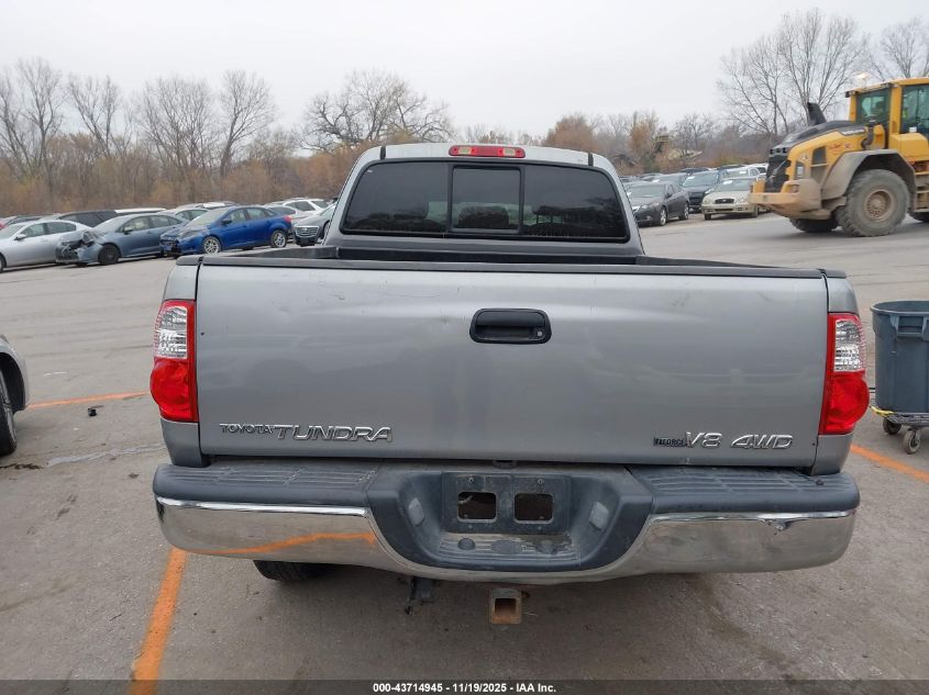 2005 Toyota Tundra Sr5 V8 VIN: 5TBBT44195S470888 Lot: 43714945