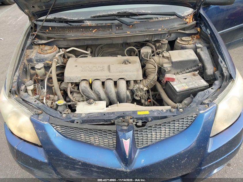 2004 Pontiac Vibe VIN: 5Y2SL628X4Z429296 Lot: 43714965