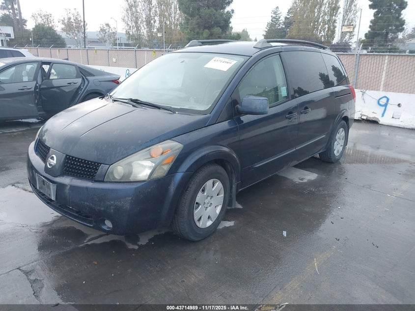 5N1BV28U06N114519 2006 NISSAN QUEST photo no. 2