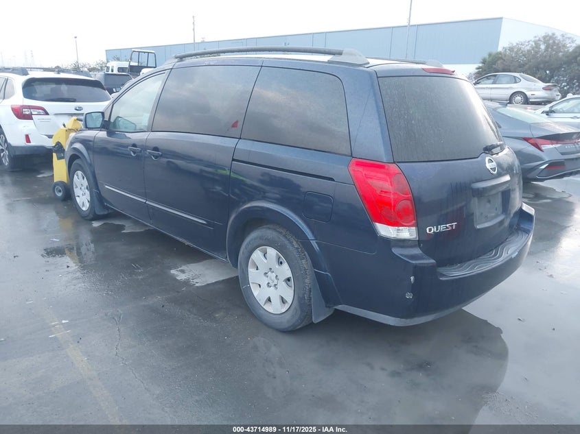 5N1BV28U06N114519 2006 NISSAN QUEST photo no. 3