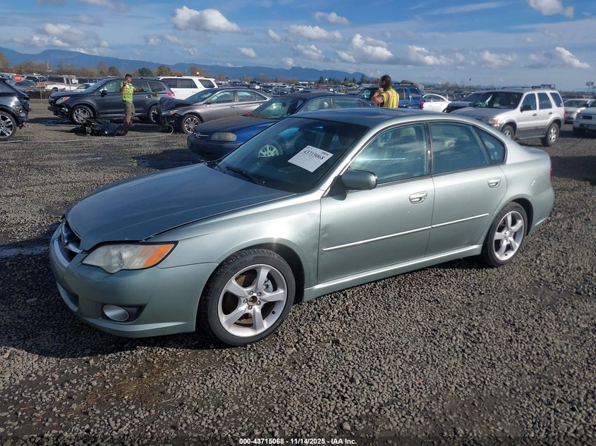 2009 Subaru Legacy 2.5I Limited green  gas 4S3BL626197229845 photo #3