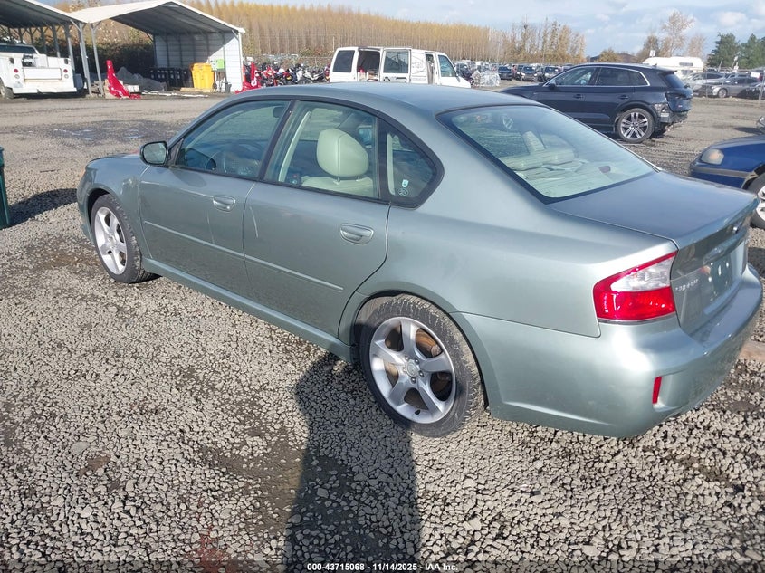 2009 Subaru Legacy 2.5I Limited green  gas 4S3BL626197229845 photo #4