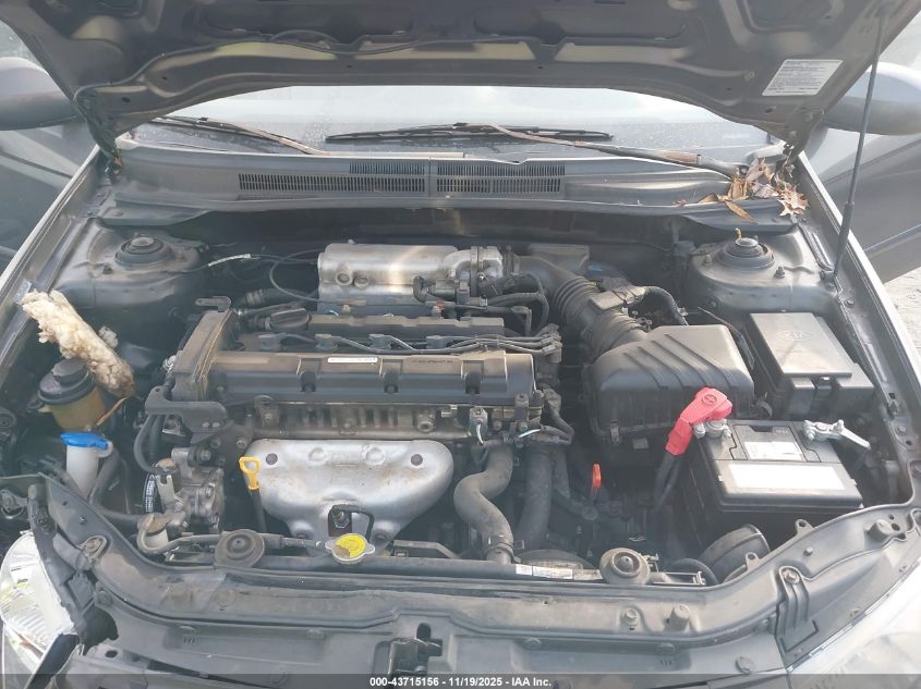 2006 Kia Spectra Ex/Lx/Sx VIN: KNAFE121365313673 Lot: 43715156