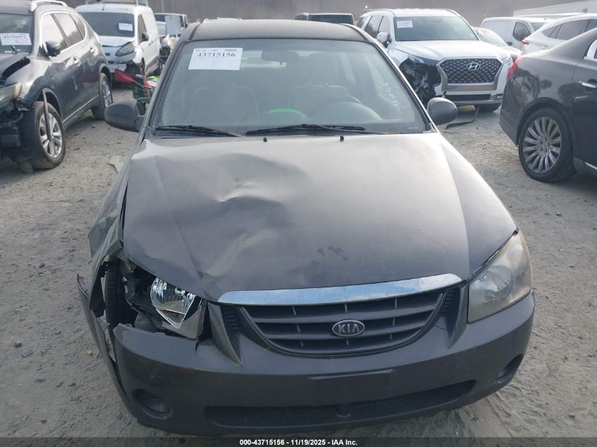 2006 Kia Spectra Ex/Lx/Sx VIN: KNAFE121365313673 Lot: 43715156