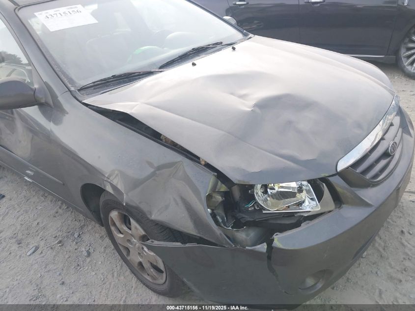 2006 Kia Spectra Ex/Lx/Sx VIN: KNAFE121365313673 Lot: 43715156