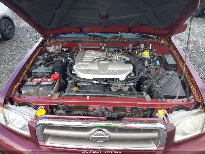 2001 Nissan Pathfinder Le VIN: JN8DR07Y71W531928 Lot: 43715170