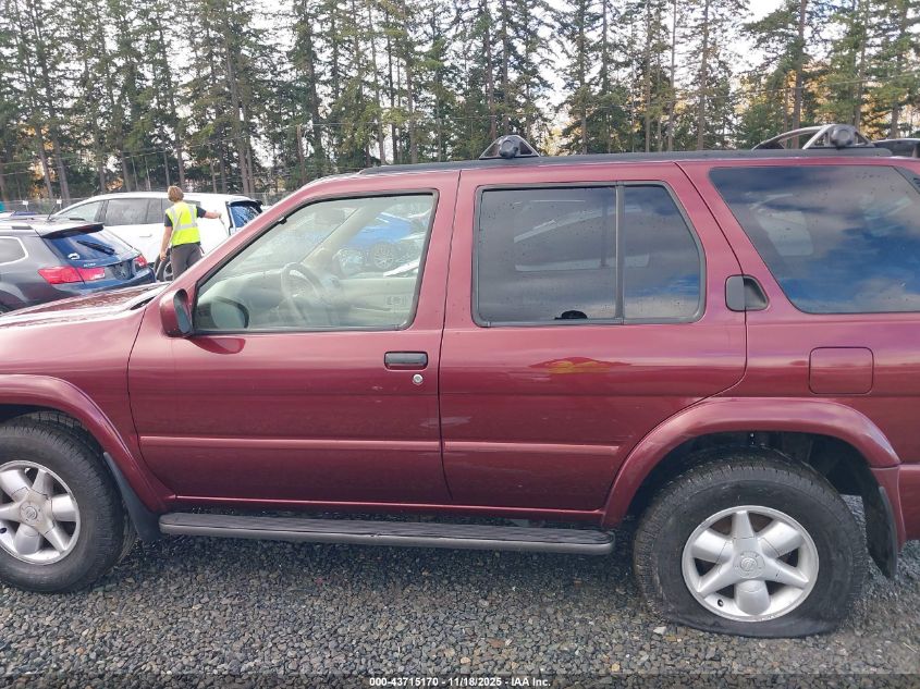 2001 Nissan Pathfinder Le VIN: JN8DR07Y71W531928 Lot: 43715170