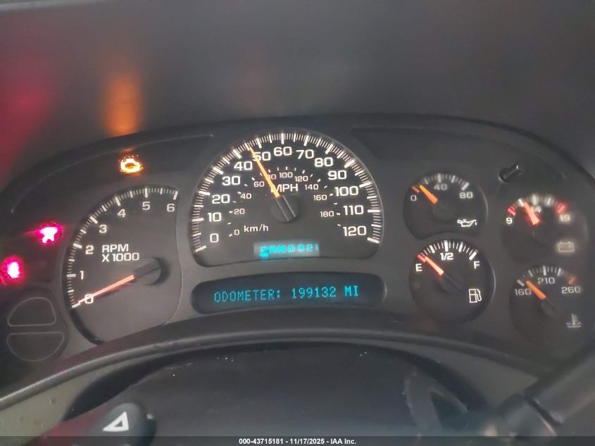 2005 Chevrolet Avalanche 1500 Ls VIN: 3GNEK12ZX5G183323 Lot: 43715181