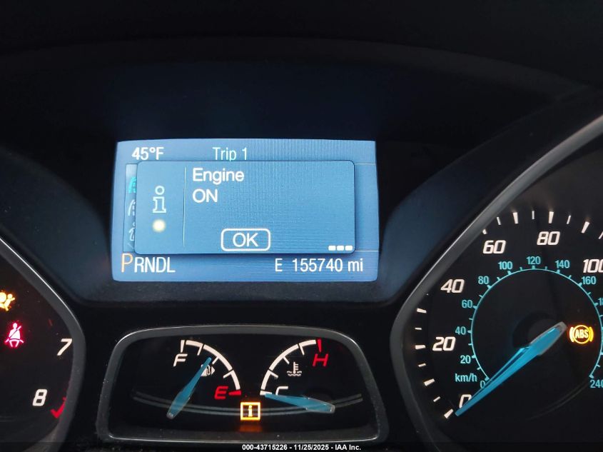 2014 Ford Focus Se VIN: 1FADP3F28EL286456 Lot: 43715226