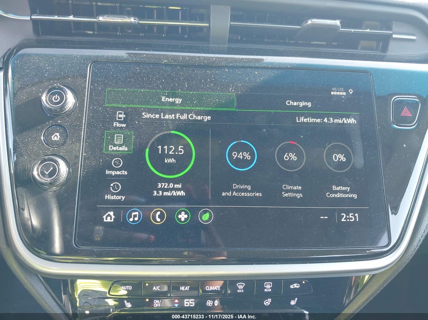 2023 Chevrolet Bolt Ev Fwd 2Lt VIN: 1G1FX6S07P4182118 Lot: 43715233