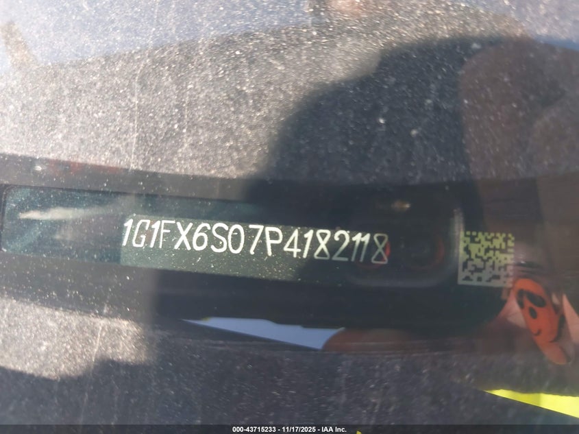 2023 Chevrolet Bolt Ev Fwd 2Lt VIN: 1G1FX6S07P4182118 Lot: 43715233