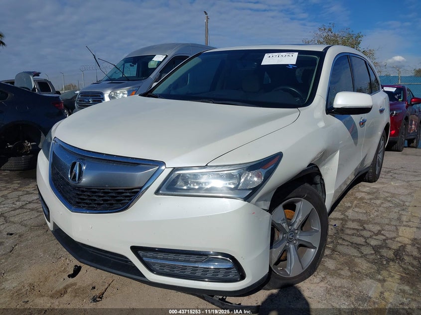 5FRYD4H2XGB042402 2016 ACURA MDX photo no. 2