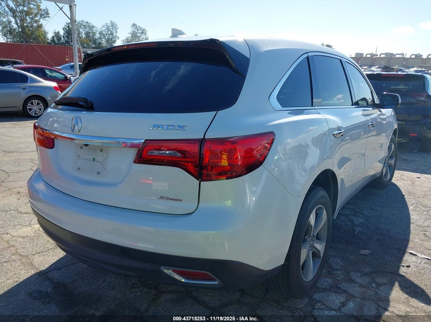 5FRYD4H2XGB042402 2016 ACURA MDX photo no. 4