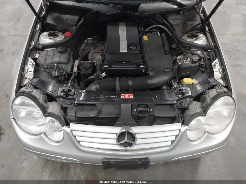 2004 Mercedes-Benz C 230 Kompressor Sport VIN: WDBRN40J24A540442 Lot: 43715265