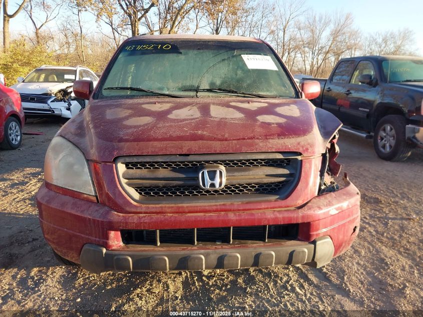 2003 Honda Pilot Ex VIN: 2HKYF18423H613937 Lot: 43715270